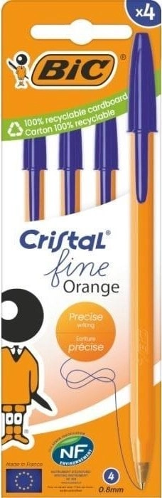 Orange Fine Cristal ballpoint pen  4