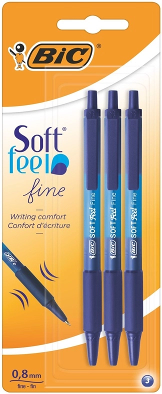 Bic Blue Soft Feel bls ballpoint