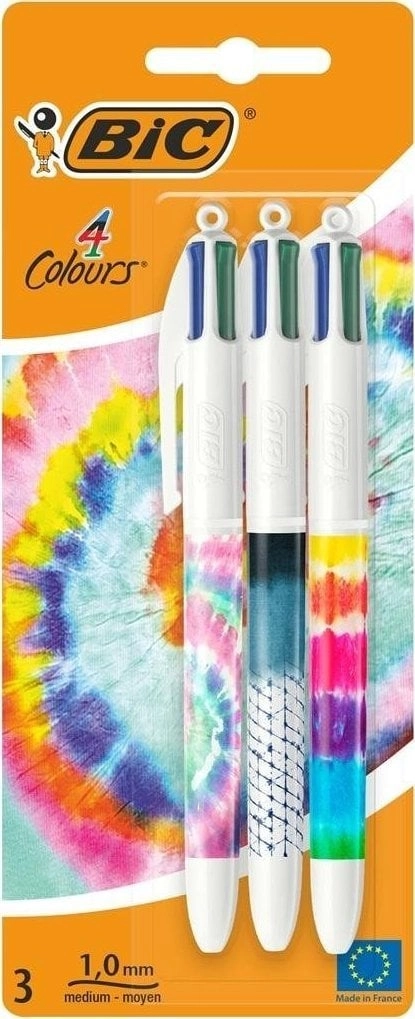 Bic Pen 4 Colors Message Tie