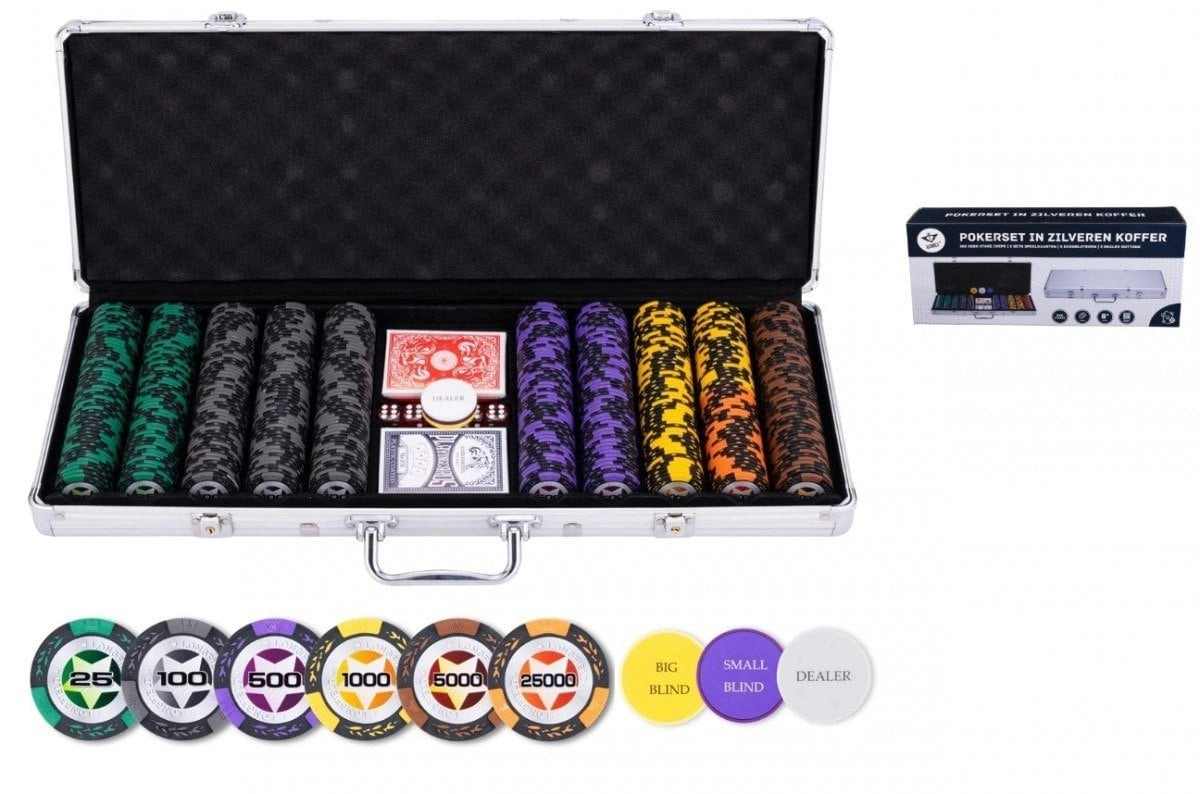 500 Prestige poker set high denominations