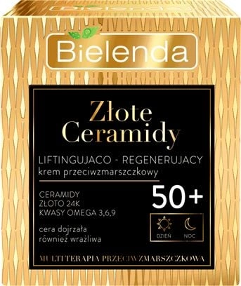 Bielenda Golden ceramides Anti-wrinkle cream 50+