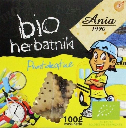 Bio Ania HERBATNIKI PROSTOKĄTNE BIO 100