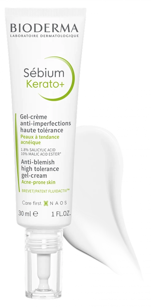 Bioderma Sebium Kerato+ Gelis-kremas aknės paveiktai