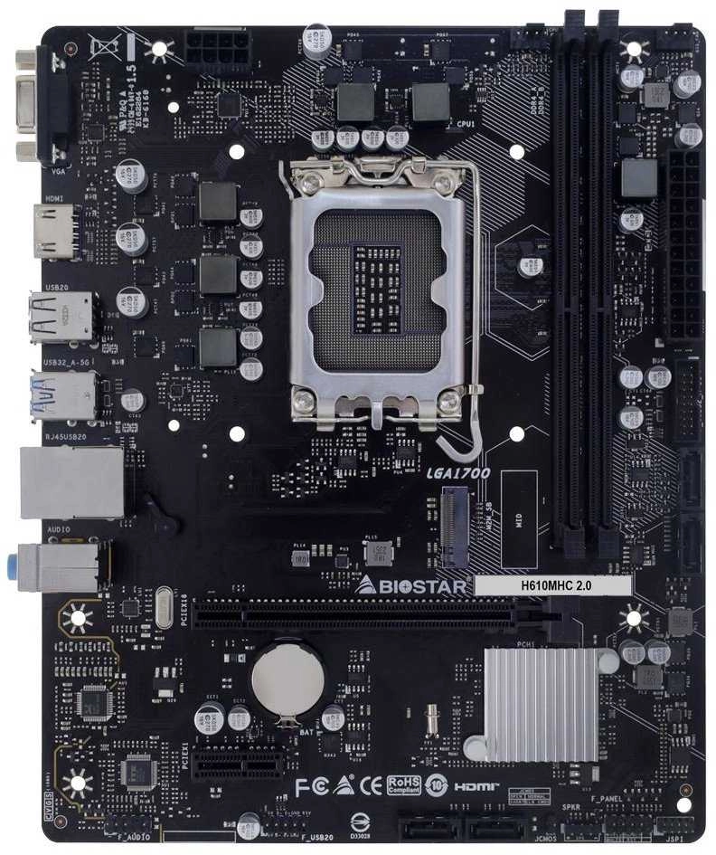 Biostar H610MHC 2.0 motherboard Intel