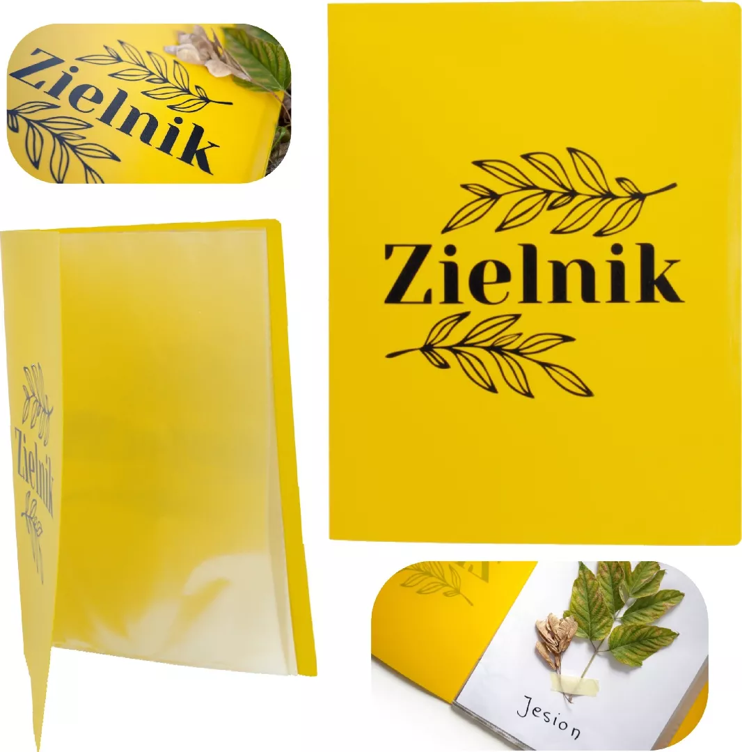 Herbarium A4 PP 20 pages yellow