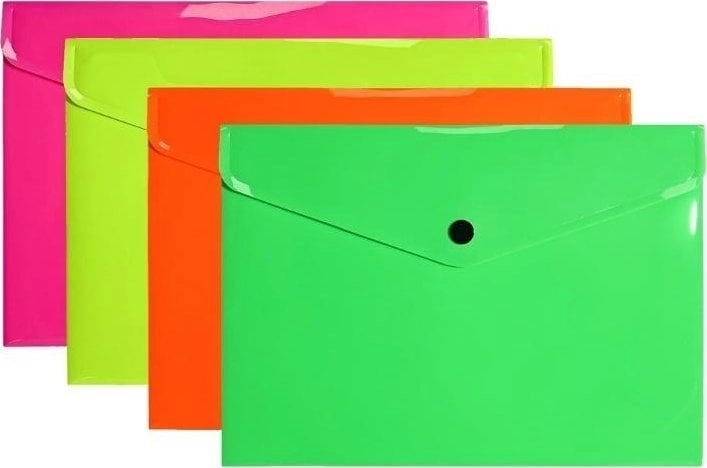 FOLDER ENVELOPE A5 PP NEON MIX