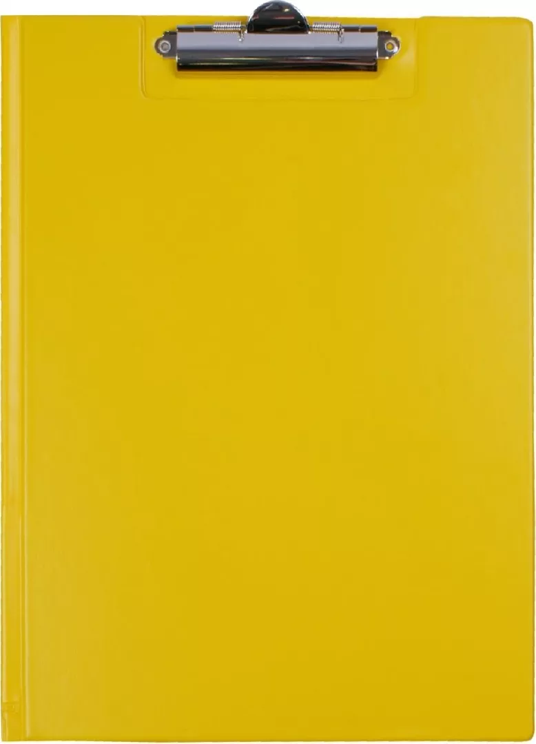 Folder with A4 clip - yellow