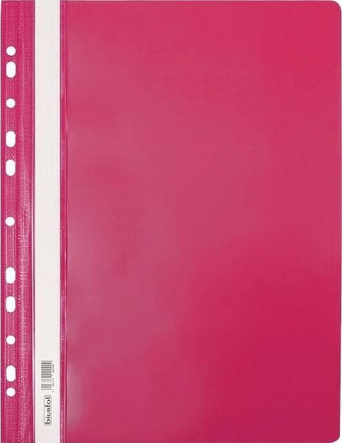 Hard hanging folder PVC pink (10