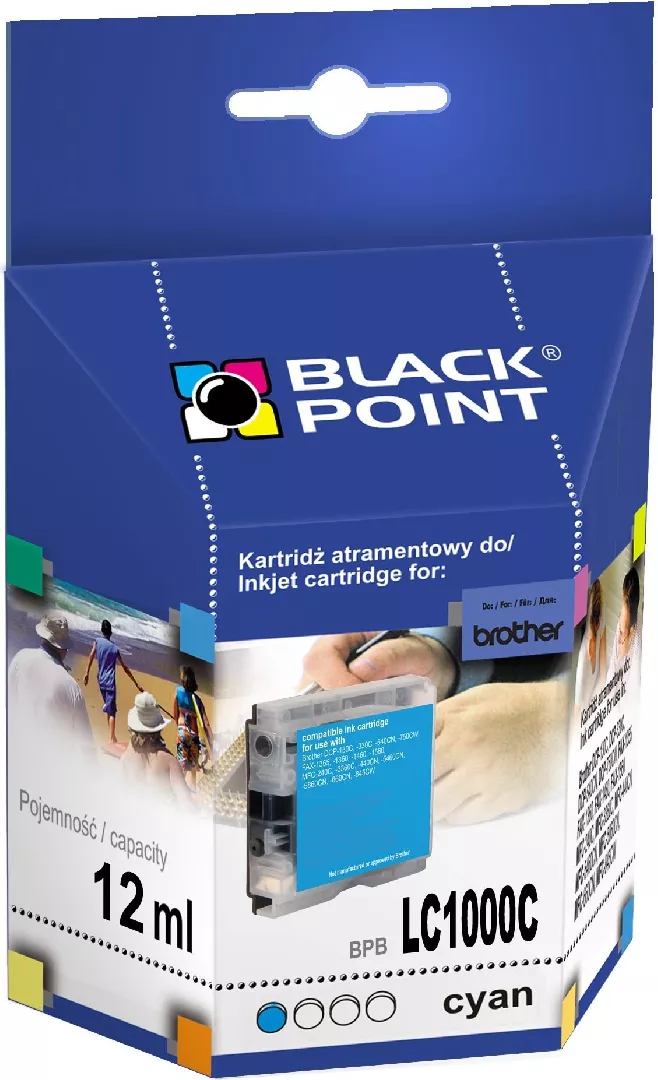 Tusz Black Point tusz BPBLC1000C /