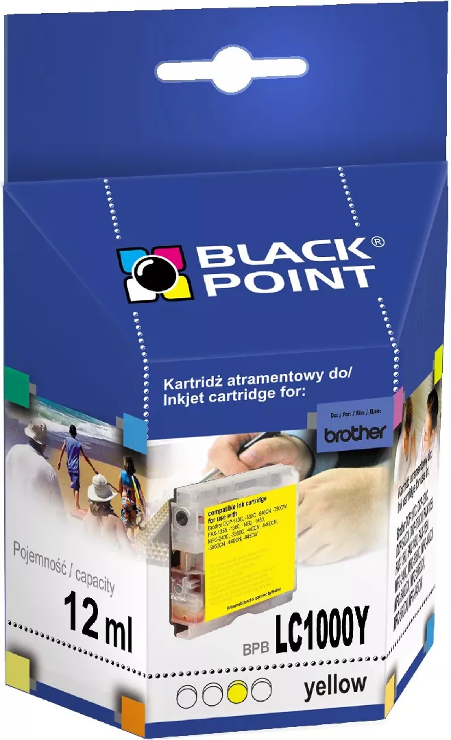 Tusz Black Point tusz BPBLC1000Y /