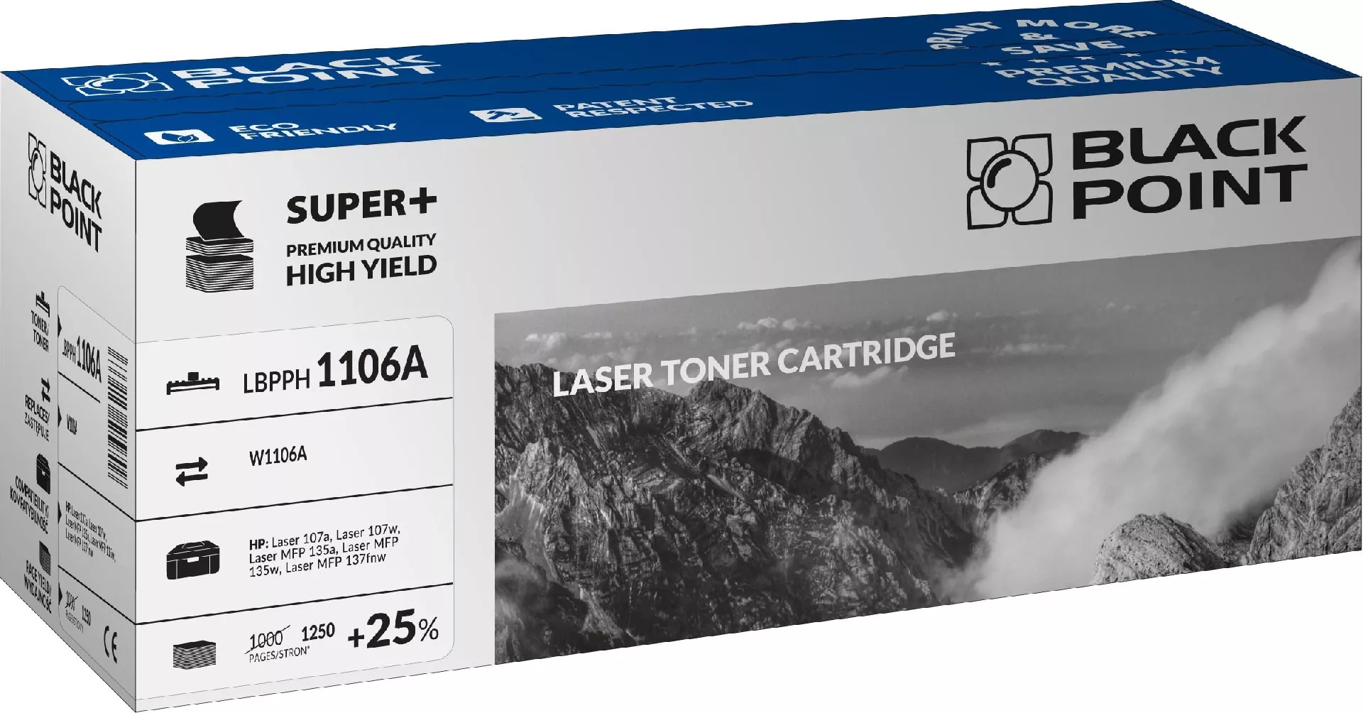 Toner BLACK POINT LBPPH1106A zamiennik HP106A