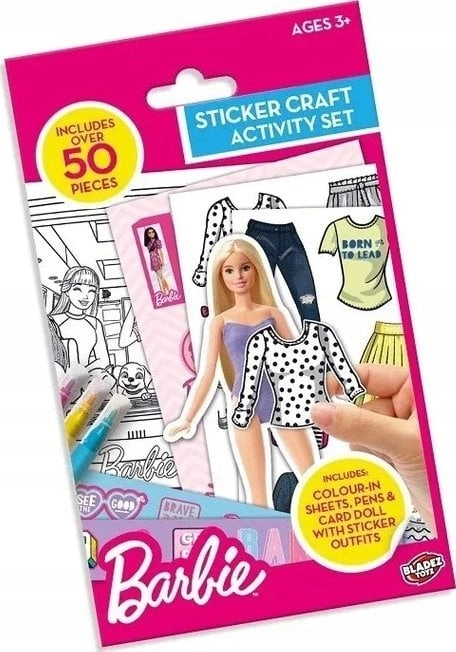 BARBIE BLADEZ creative set with stickers