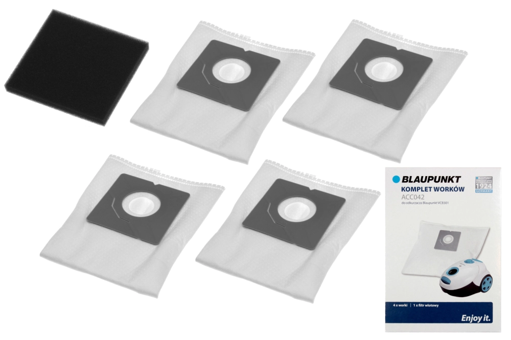 Blaupunkt ACC042 mikrofona putekļu maisiņi priekš VCB301 (4gab)