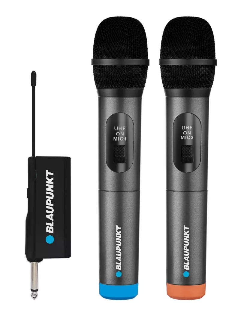 Mikrofon Blaupunkt UHF podwójny (WM60UDB) BLAUPUNKT