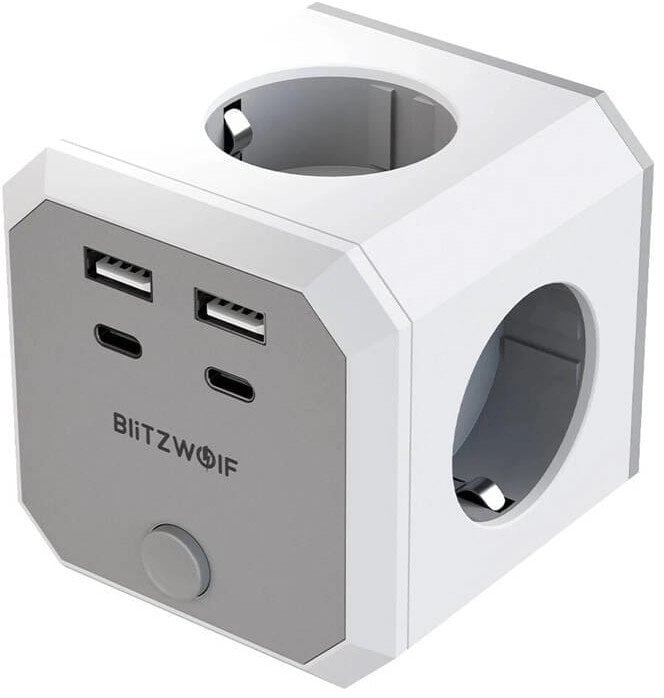 BlitzWolf BW-EC2 8-in-1 Power Cube (4xAC