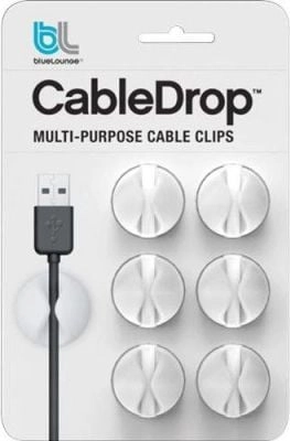 Bluelounge CableDrop 6 pcs. Pack  white