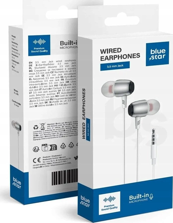 BLUE STAR wired headphones 3.5
