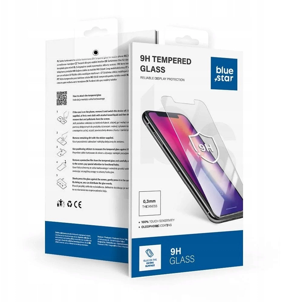 Blue Star 5D tempered glass -