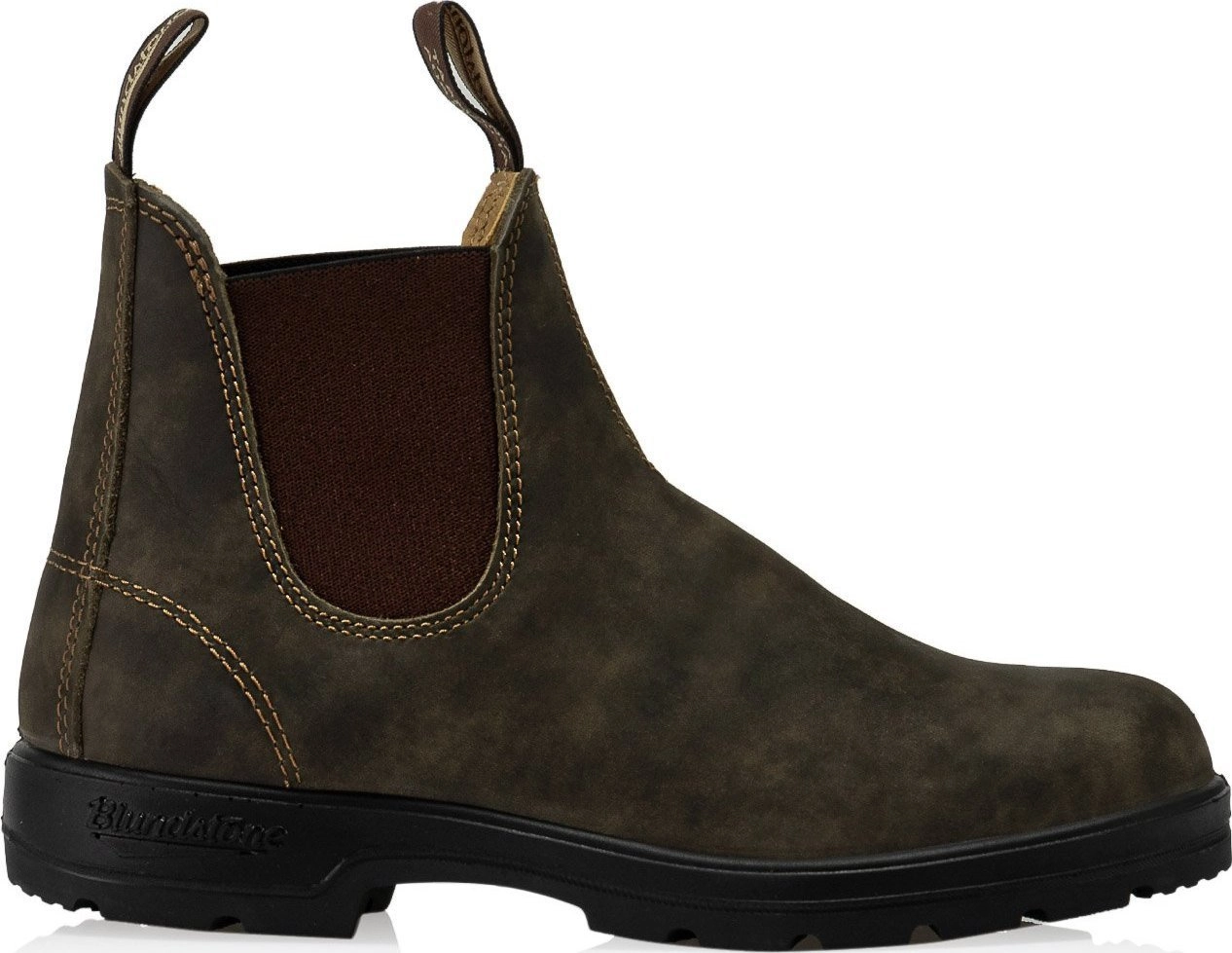 Blundstone Elastic Sided Boot Lined 585-RUSTIC