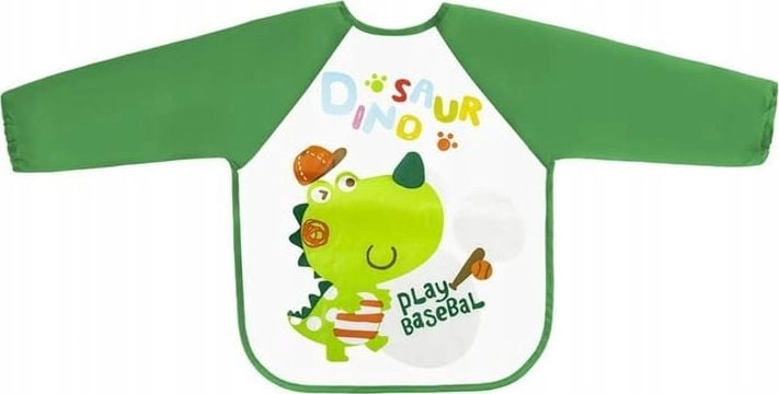 Bocioland Bocioland Bib with sleeves Dino