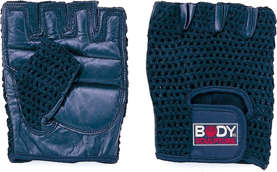 Body Sculpture Leather gloves black size