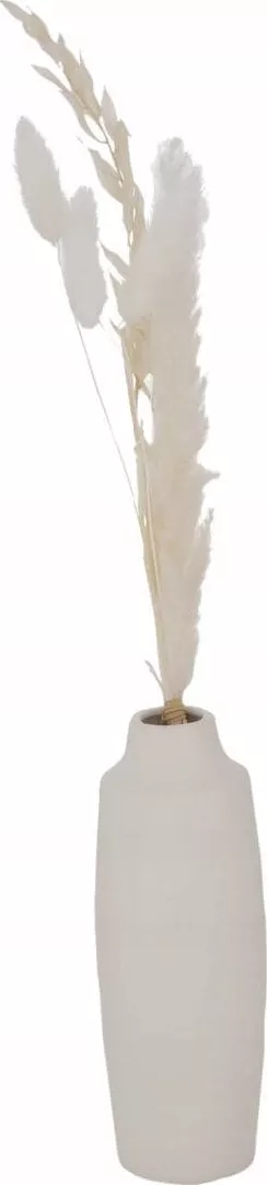 Boltze Bianca porcelain decorative vase  dried
