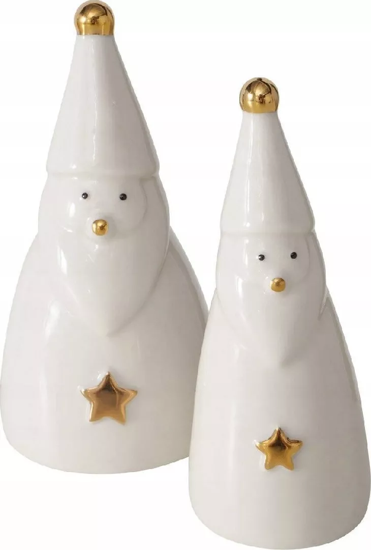 Boltze Two JELKA porcelain figurines  white