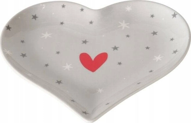 Boltze Heart-shaped ceramic plate ANELLA 14165369