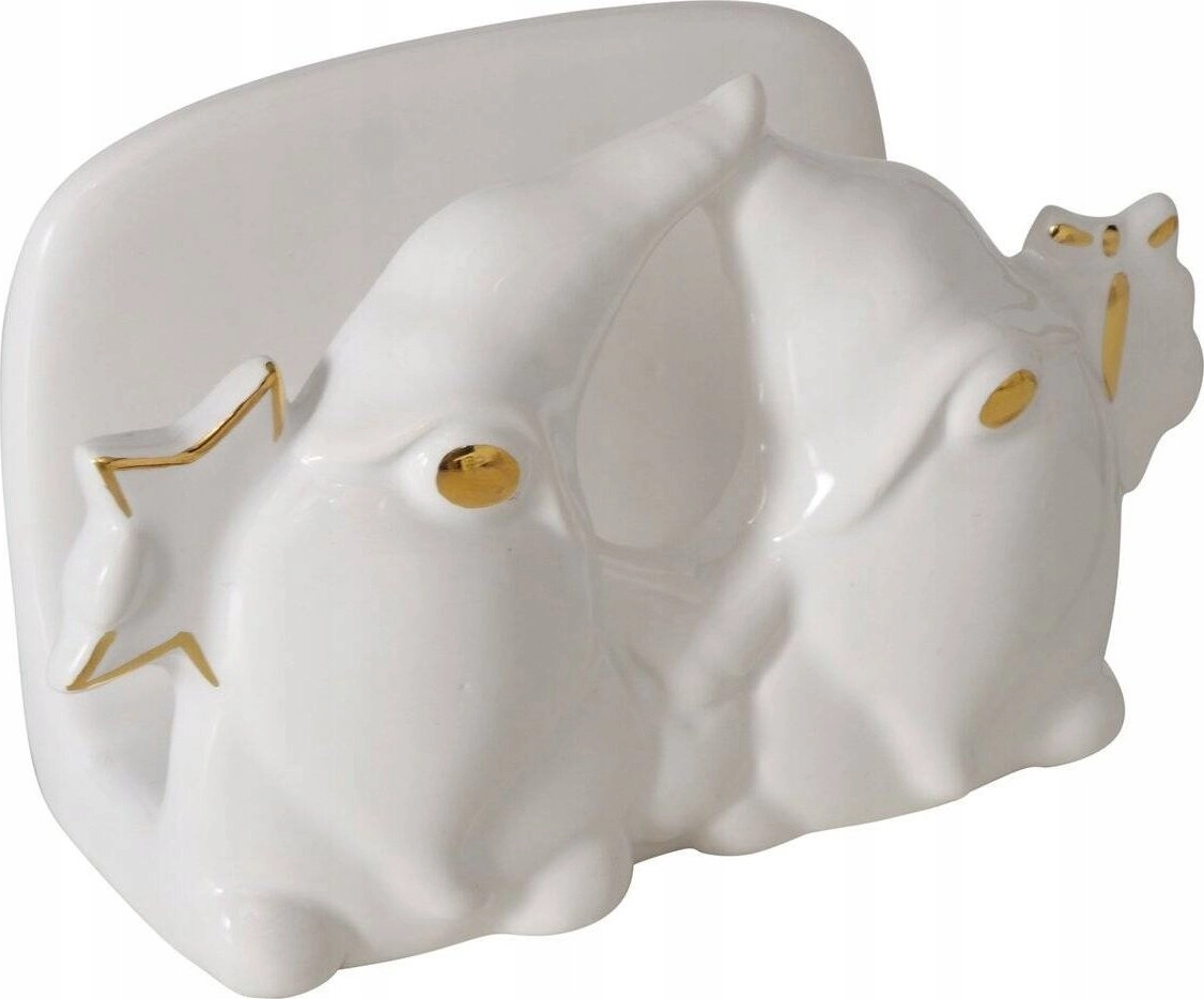 Boltze Home Serwetnik ceramiczny ze skrzatami