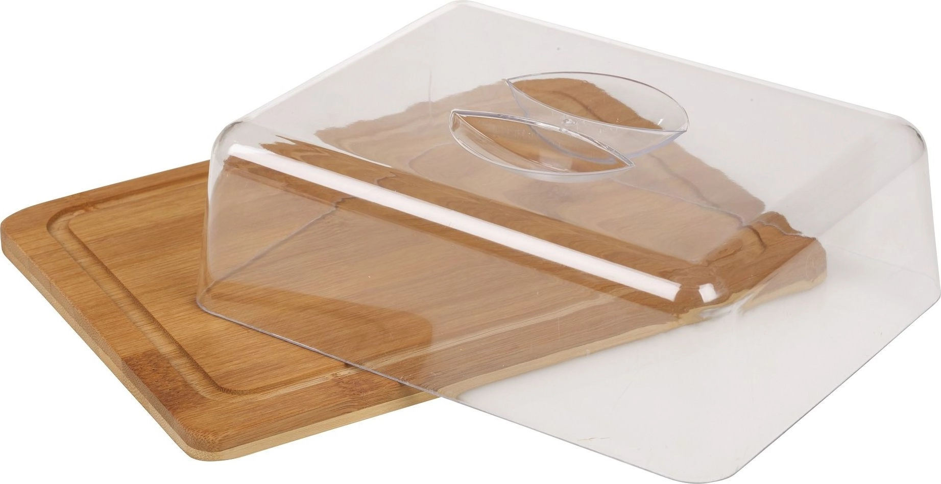 Borgonovo cutting board with bamboo lampshade