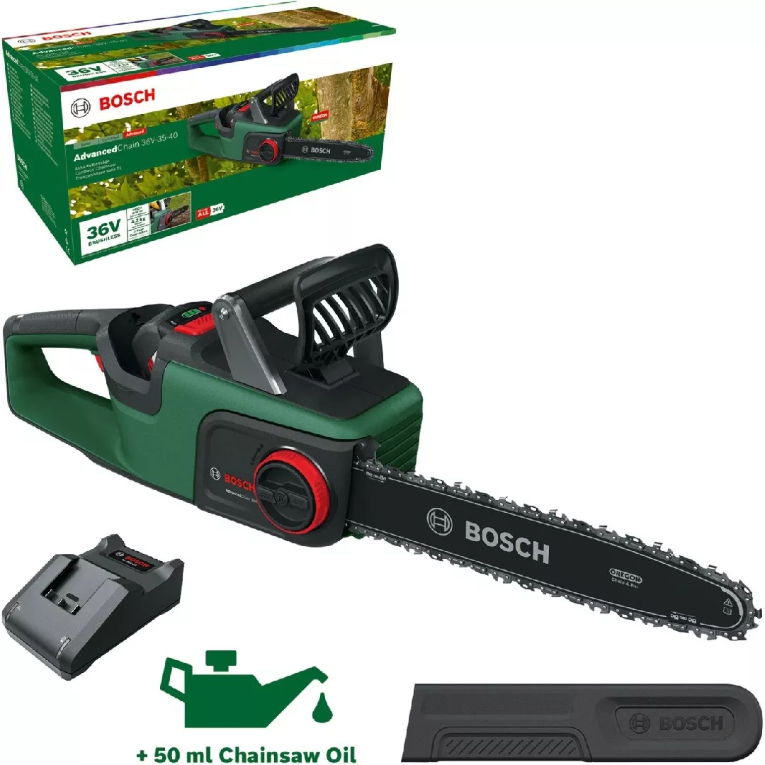 Bosch AdvancedChain 36V-35-40 Akum.Grand.pjūkl(1x2Ah)
