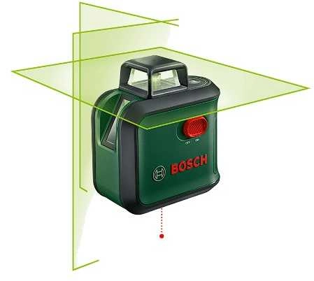Bosch AdvancedLevel 360 kryžminių linijų lazeris