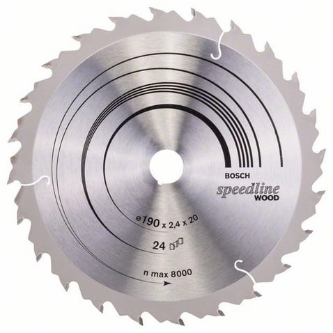Bosch Tarcza pilarska SPEEDLINE WOOD 190x2