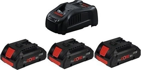 Blue Bosch 18V Battery set w/charger