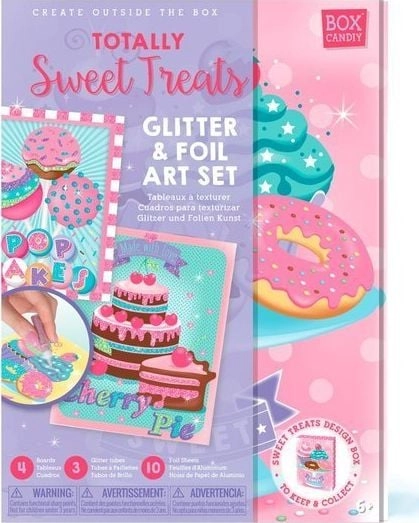 Candiy box  glitter cookies art set