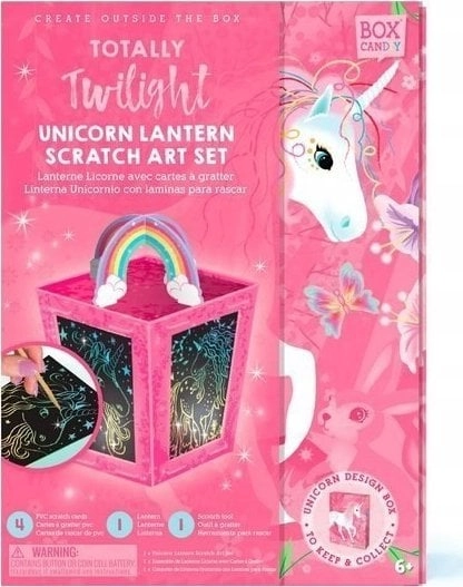 Box Candiy Creative Scratch Set Unicorn
