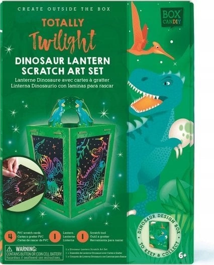 Box Candiy Creative Scratch Set Dino