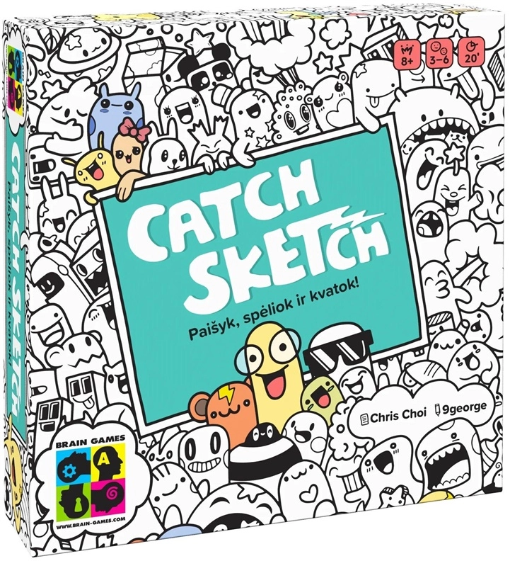 Stalo žaidimas BRAIN GAMES Catch Sketch