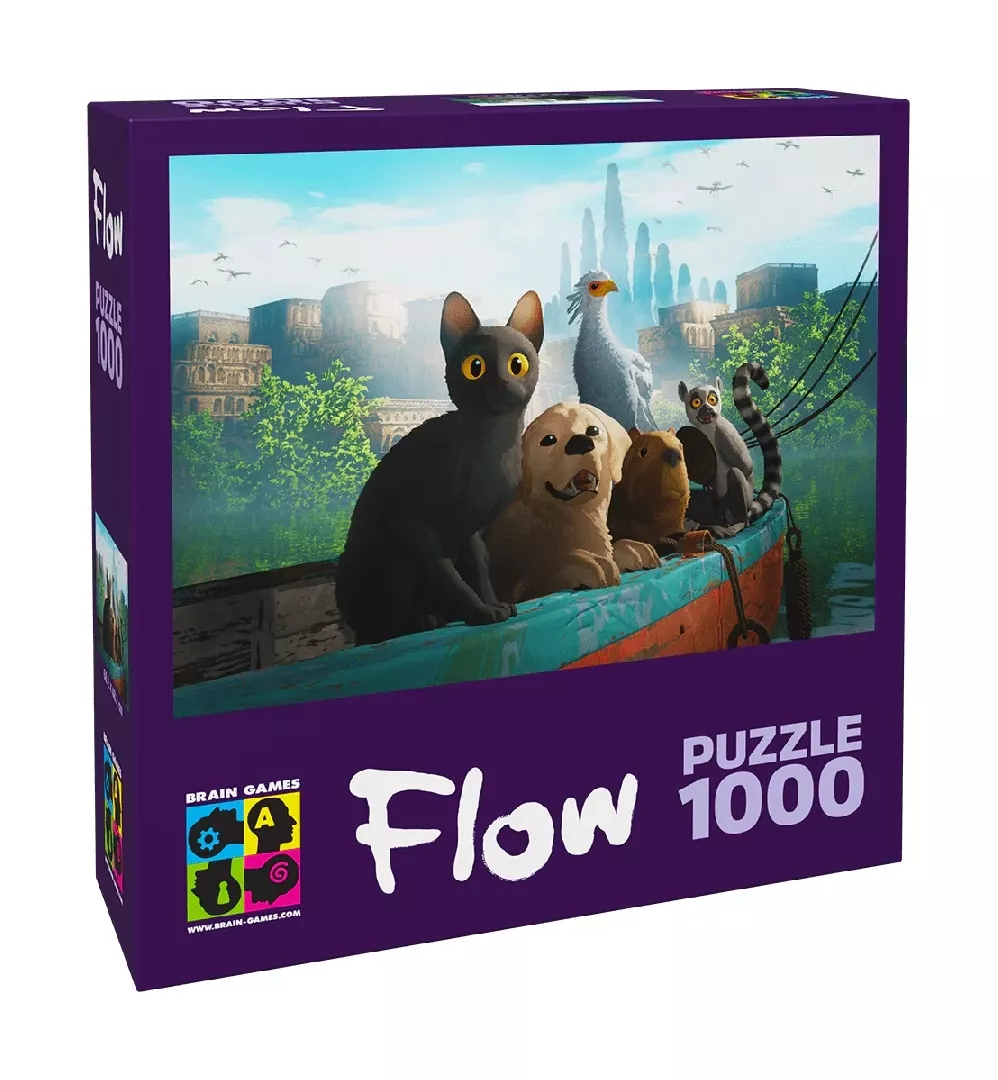 Brain Games FLOW Puzzle with 1000