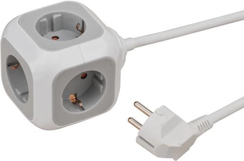 Brennenstuhl ALEA-Power 4-way socket cube (light