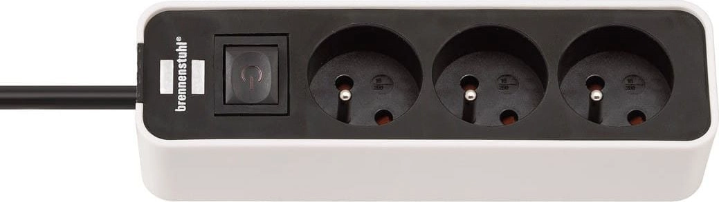 Brennenstuhl Ecolor power strip 3 sockets