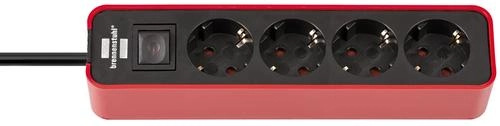Brennenstuhl power strip Ecolor 4x red/black