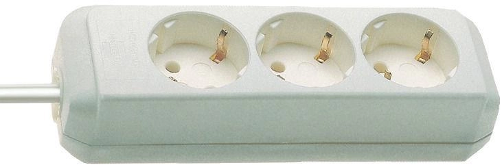 Brennenstuhl Eco-Line 3-way power strip (white