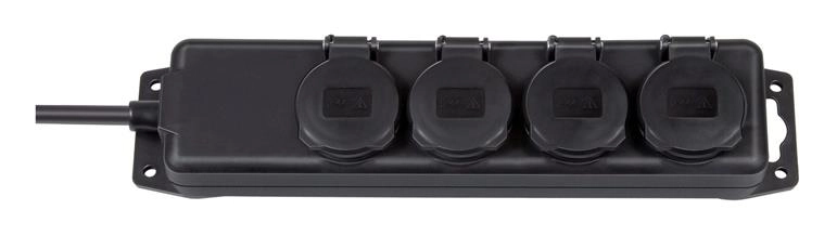 Brennenstuhl power strip with covers IP44
