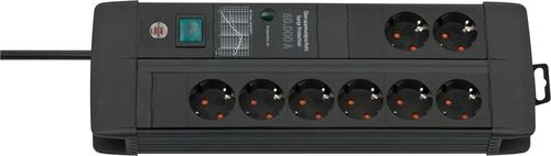 Brennenstuhl Premium-Line 8-way power strip Duo