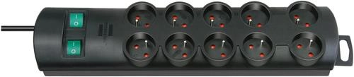Brennenstuhl 1153304120 surge protector Black 10