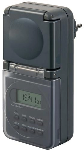 Brennenstuhl digital weekly timer IP44 anthracite