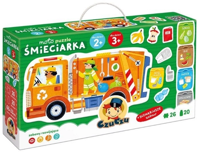 Puzzle moto garbage truck Czuczu 4010