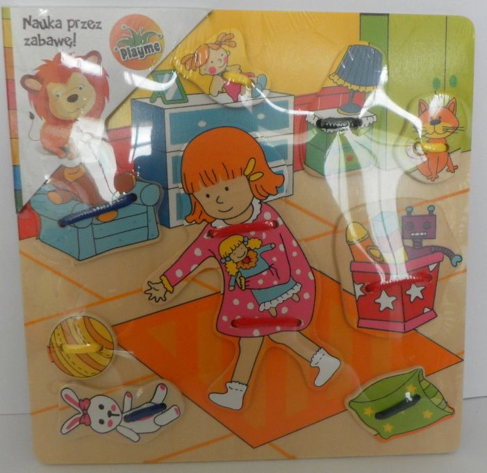 Brimarex Wooden puzzle. laced. Girl`s room