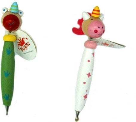 Brimarex Wooden pen Unicorn and Dragon